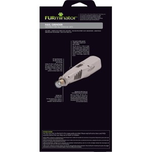 Furminator Krallenschleifer für Hunde und Katzen, mit LED-Licht für sichere Fellpflege.