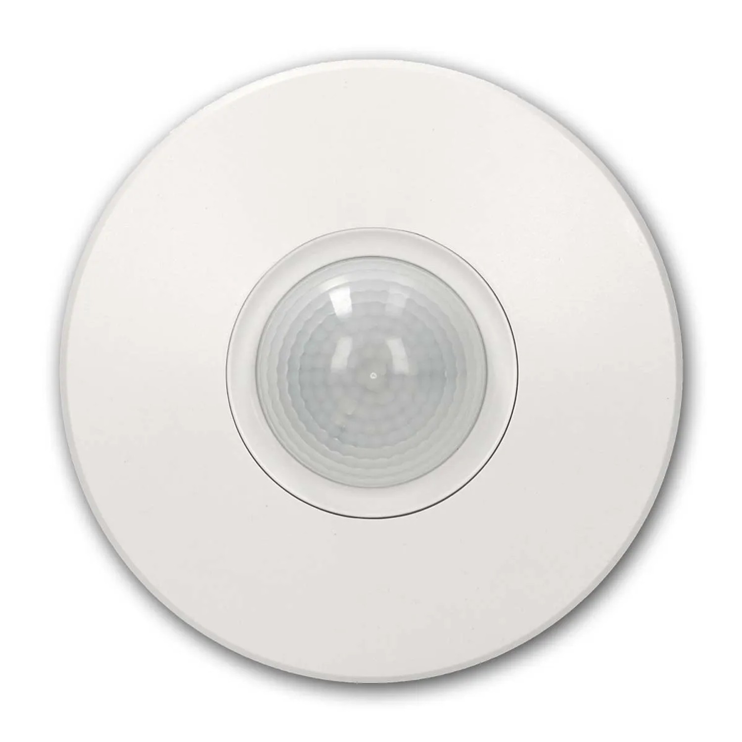 Weißer Decken-Bewegungsmelder mit 360 Grad Erfassung für Lampen & Leuchten.