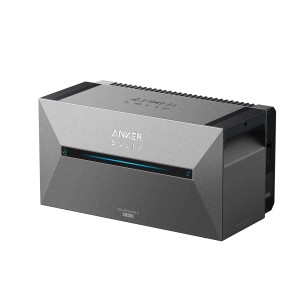 Anker Solix Solarbank 2 E1600 Pro für Balkonkraftwerk-Set, Energiespeicher in Silber.