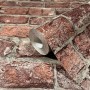 Marburg Vliestapete GZSZ in 3D Steinoptik, rot. Rolle der Dekortapete mit Ziegelmuster.
