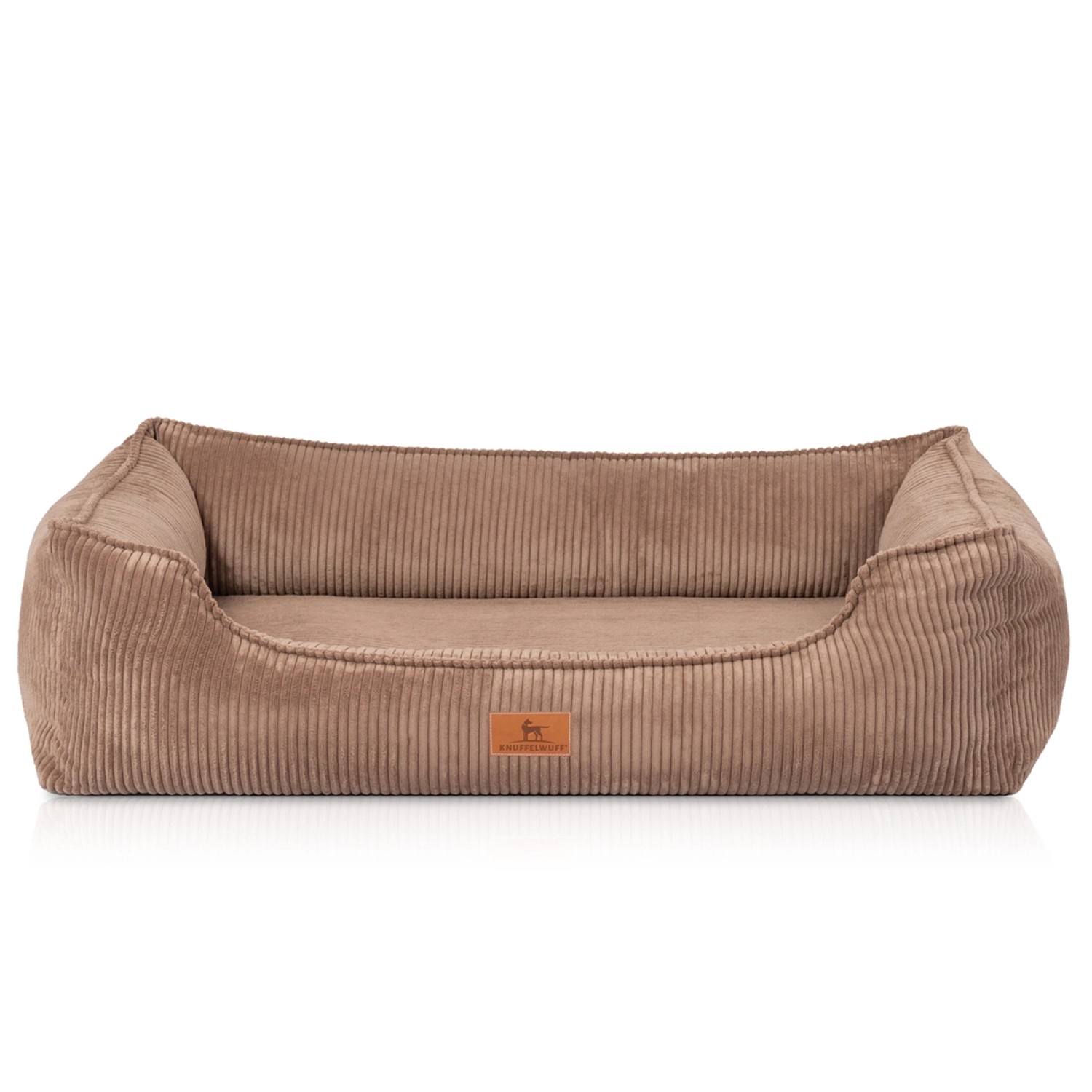 Knuffelwuff Hundebett Nunavut Orthopädisch Cord XXL 120 x 85cm Braun