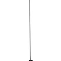 Schwarze Eglo Pendelleuchte Romazzina mit Lampenschirm aus Metallstreifen. Moderne Hängelampe für Wohnbereich.