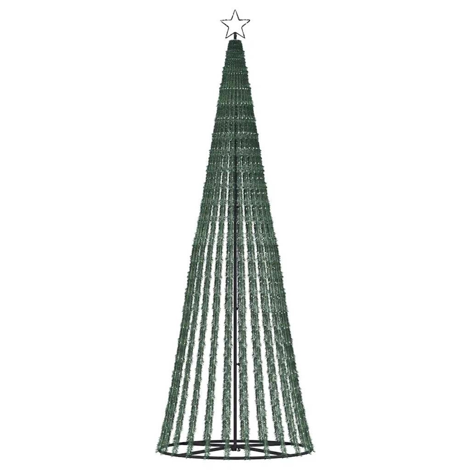 vidaXL LED Weihnachtsbaum 1028 LEDs Mehrfarbig 403 cm 4016403