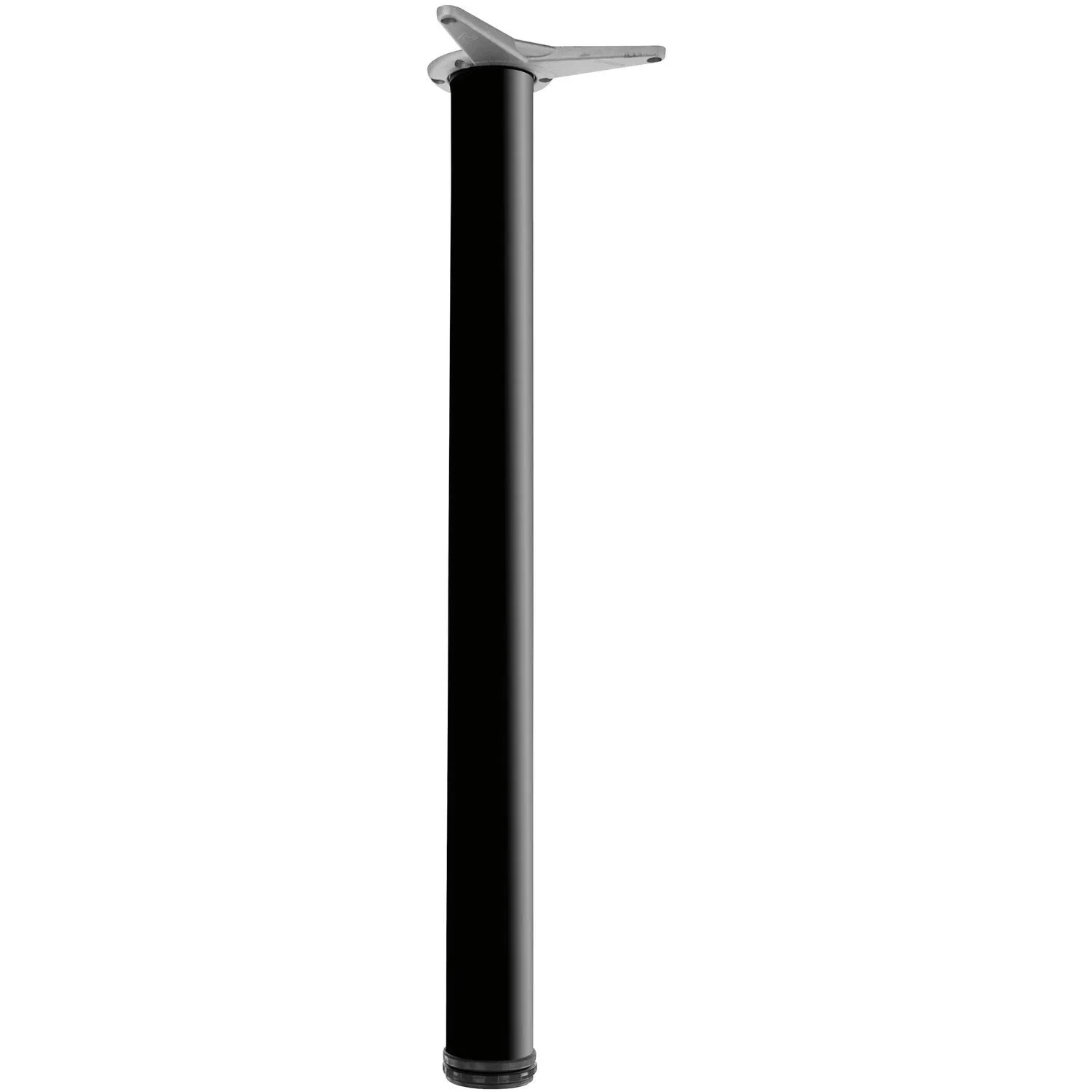 Camar Tischfuß Zylindrisch ø 60 mm Länge 700 mm Stahl Schwarz Lackiert