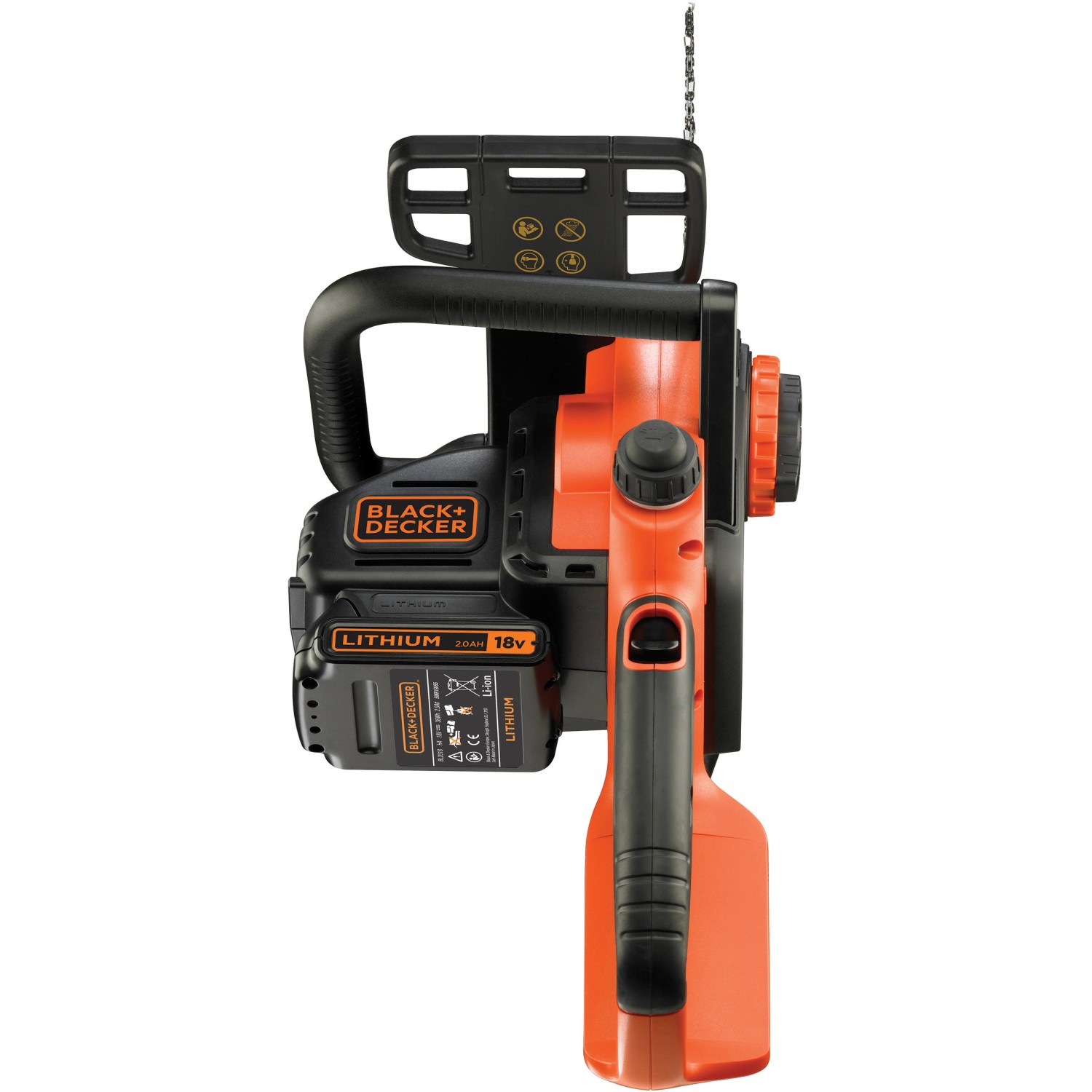 Black+Decker Akku-Kettensäge GKC1825L20 18 V 2,0 Ah 25 cm 