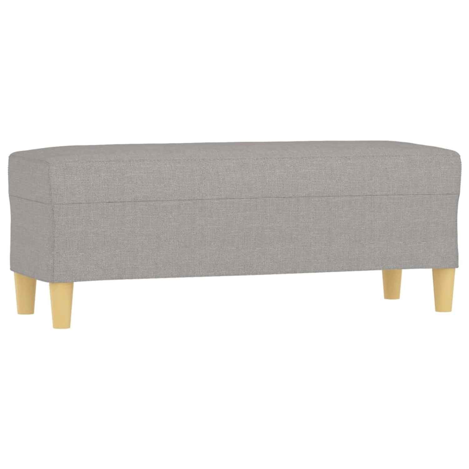 vidaXL Sitzbank Hellgrau 100x35x41 cm Stoff 349375 günstig online kaufen