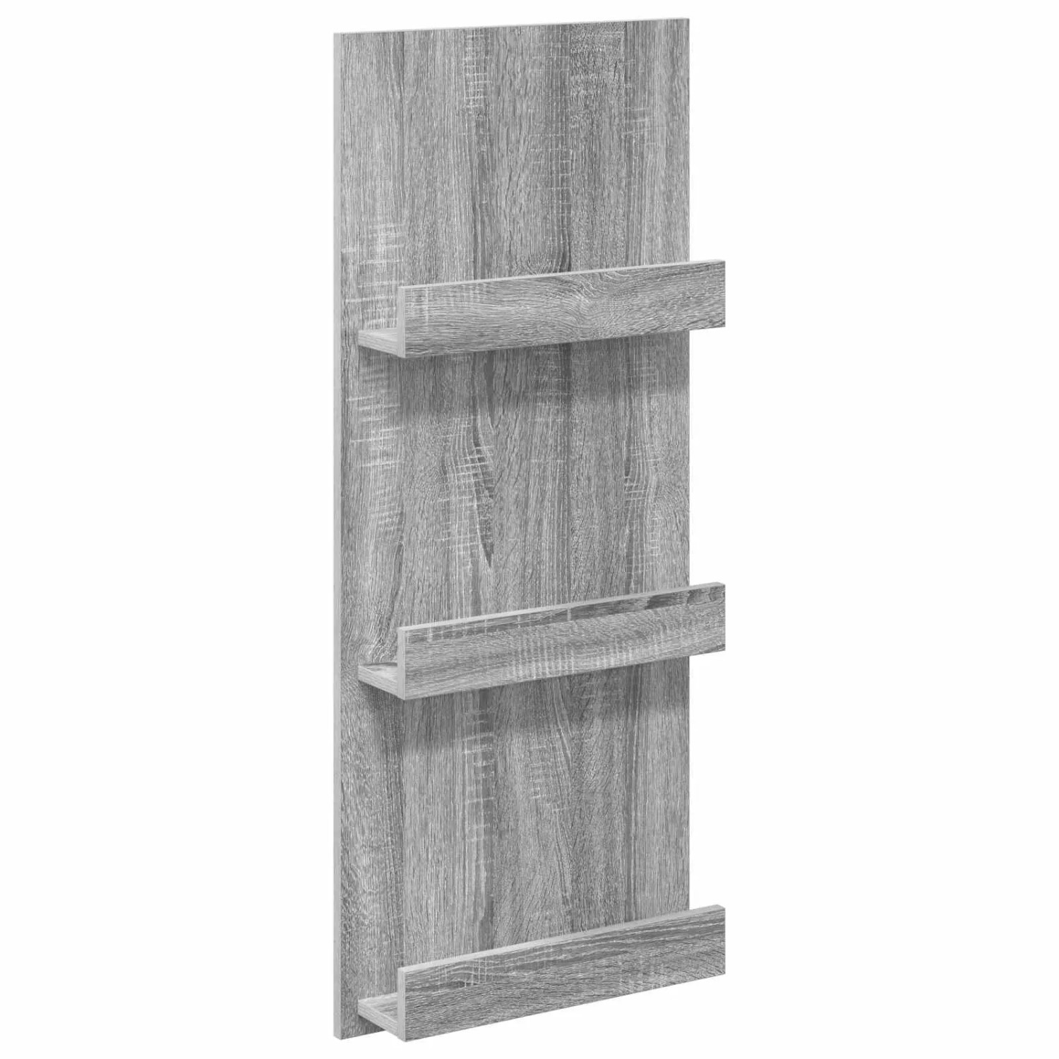 vidaXL Magazinregal Graues Sonoma 43 x 11 x 102 cm Holzwerkstoff 899516
