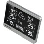 Bresser ClimateTemp NDH-NEO Funk-Wetterstation in Silber-Schwarz mit großem Display.