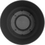 Schwarzer, runder Elho Blumentopf Greenville (18 cm) von oben.