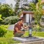 Gardena Tauch-Druckpumpe 5900/4 inox automatic im Einsatz zur Gartenbewässerung.