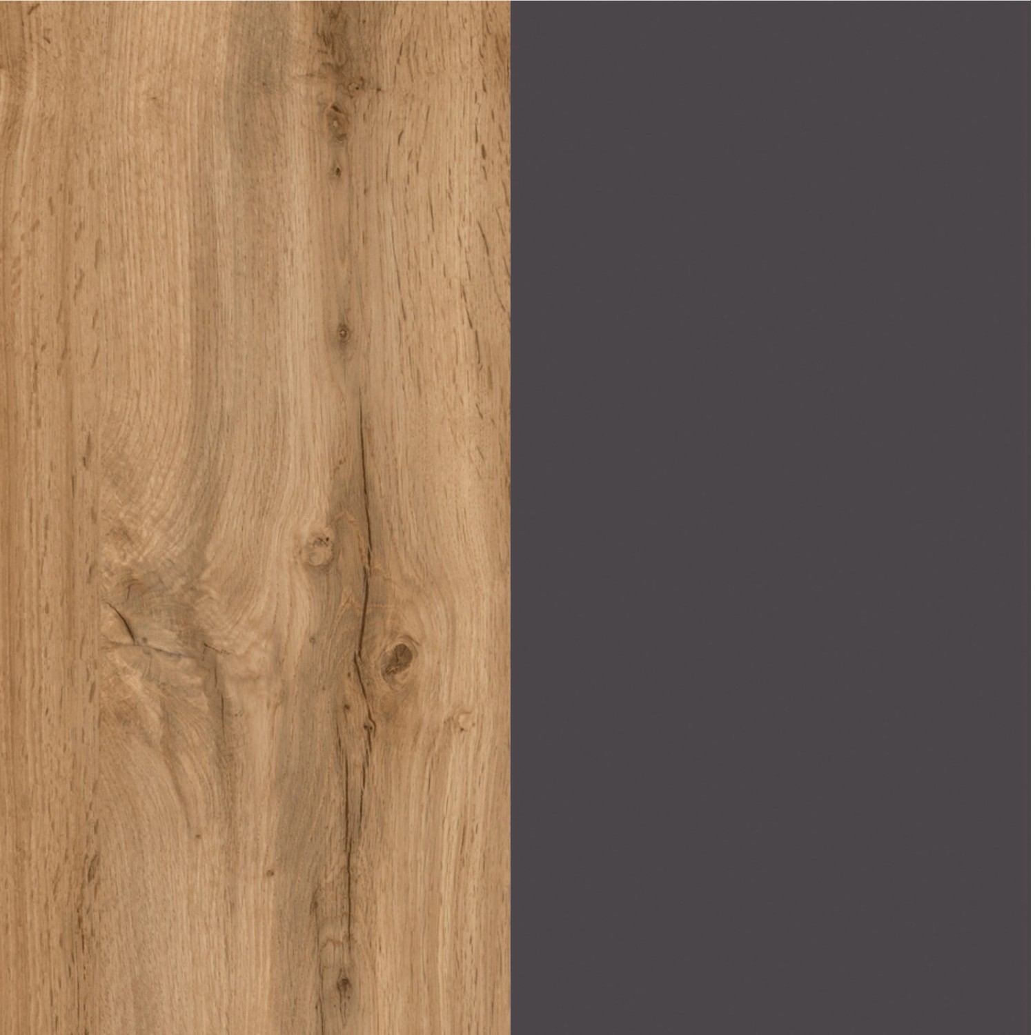 Held Möbel Küchen-Hängeschrank Turin, 60 cm, Wotaneiche/Graphit, Detailansicht