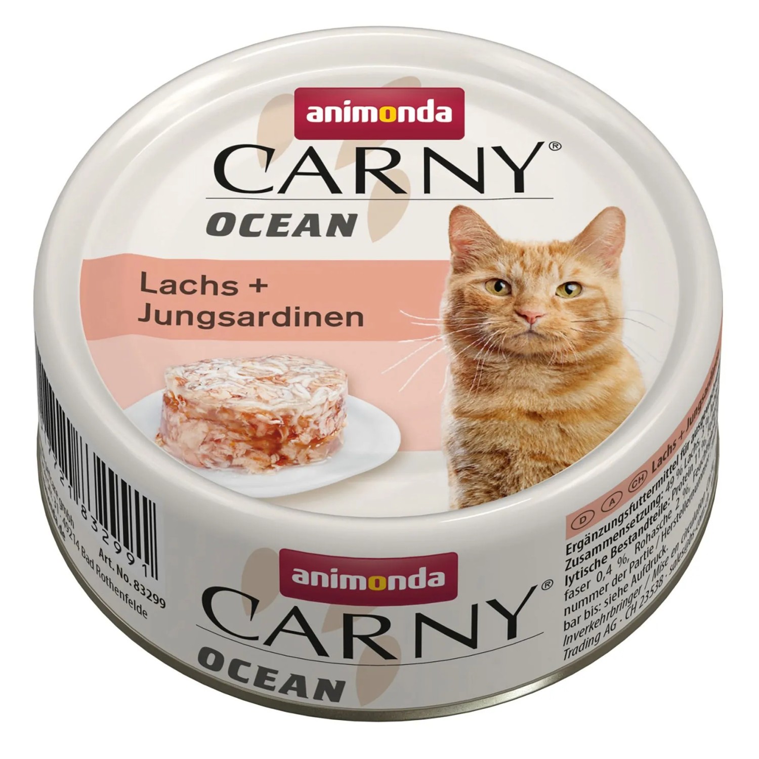 Carny Katzen-Nassfutter Ocean Lachs und Jung-Sardine 80 g