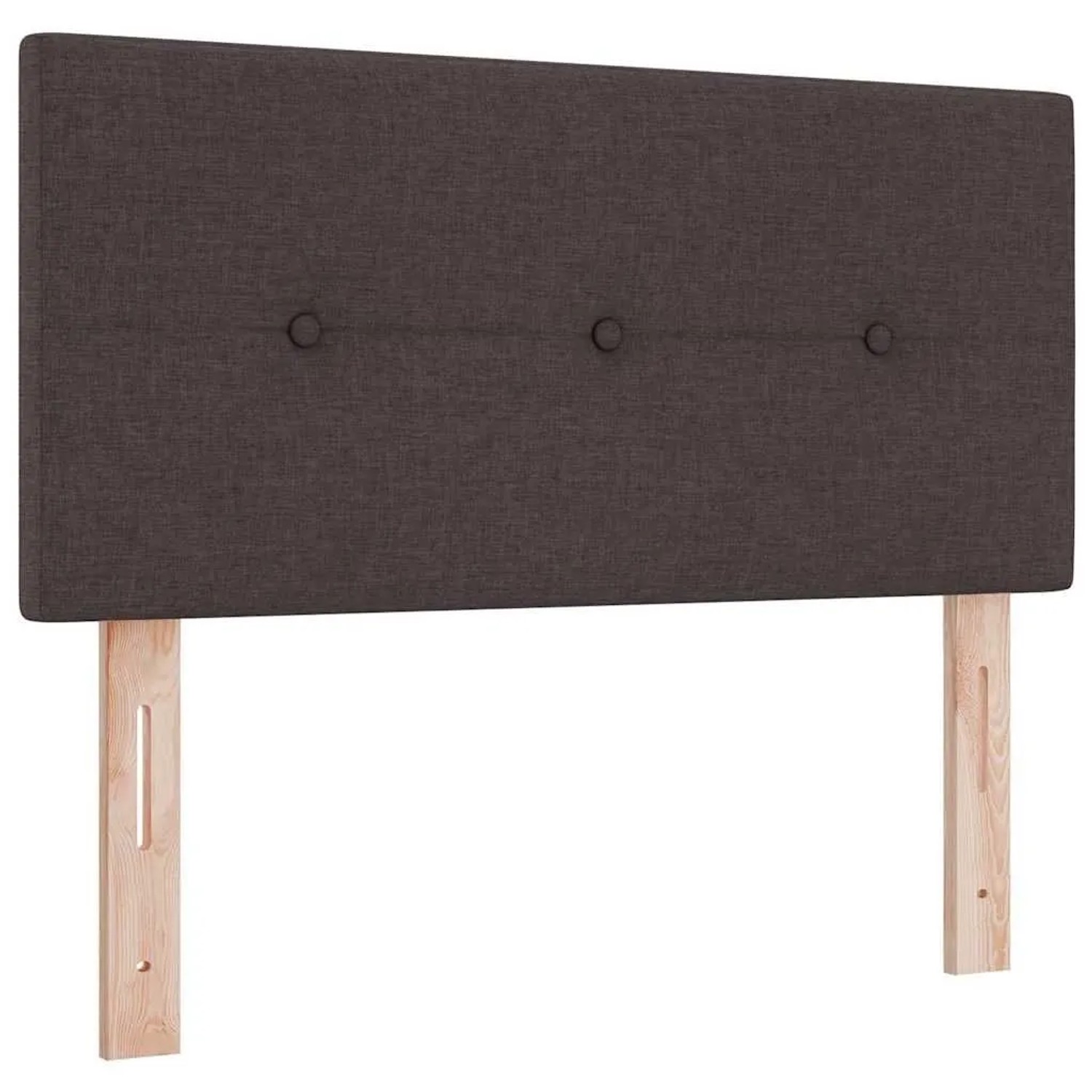 vidaXL Kopfteil mit Kopfteil Dunkelbraun 100 cm Kunstleder 42007140