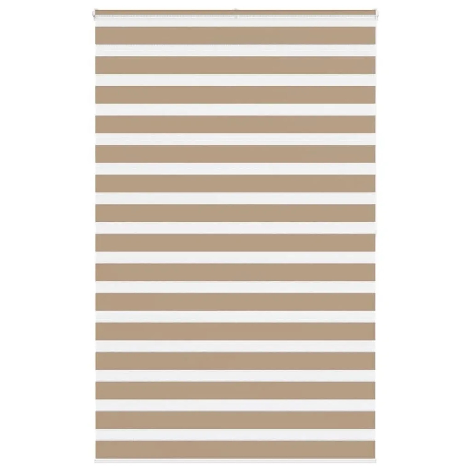 vidaXL Doppelrollo Sandbraun 140x200 cm Stoffbreite 135,9 cm Polyester 4014 günstig online kaufen