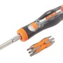 OBI Teleskop-Schraubendreher 13-in-1 mit Bitsatz und 2-Komponenten-Griff.
