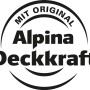 Logo von Alpinaweiß, der weißen Wandfarbe "Das Original" mit hoher Deckkraft.
