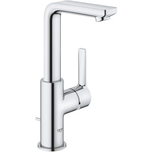 Grohe Lineare Waschtischarmatur L-Size in Chrom, Einhandmischer für Waschbecken.