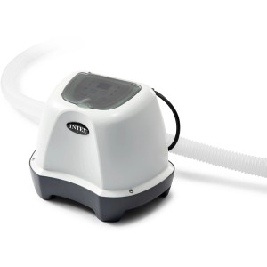 Intex Krystal Clear Salzwassersystem CG-26664 für Pools, weiße Anlage mit Schlauch.