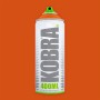 Kobra LP Buntlack Spray, 400ml, Kürbisorange, matt. Sprühdose für DIY-Projekte in Haus und Garten.