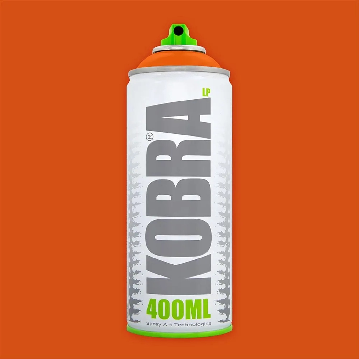 Kobra LP Buntlack Spray, 400ml, Kürbisorange, matt. Sprühdose für DIY-Projekte in Haus und Garten.