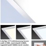 Paul Neuhaus LED-Deckenleuchte Flag, 45x45 cm, Chrom, mit CCT-Lichtsteuerung.
