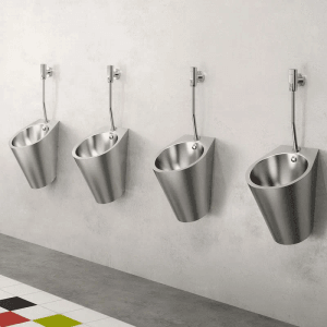 Delabie Urinal FINO wandhängend Edelstahl 1.4301 satiniert