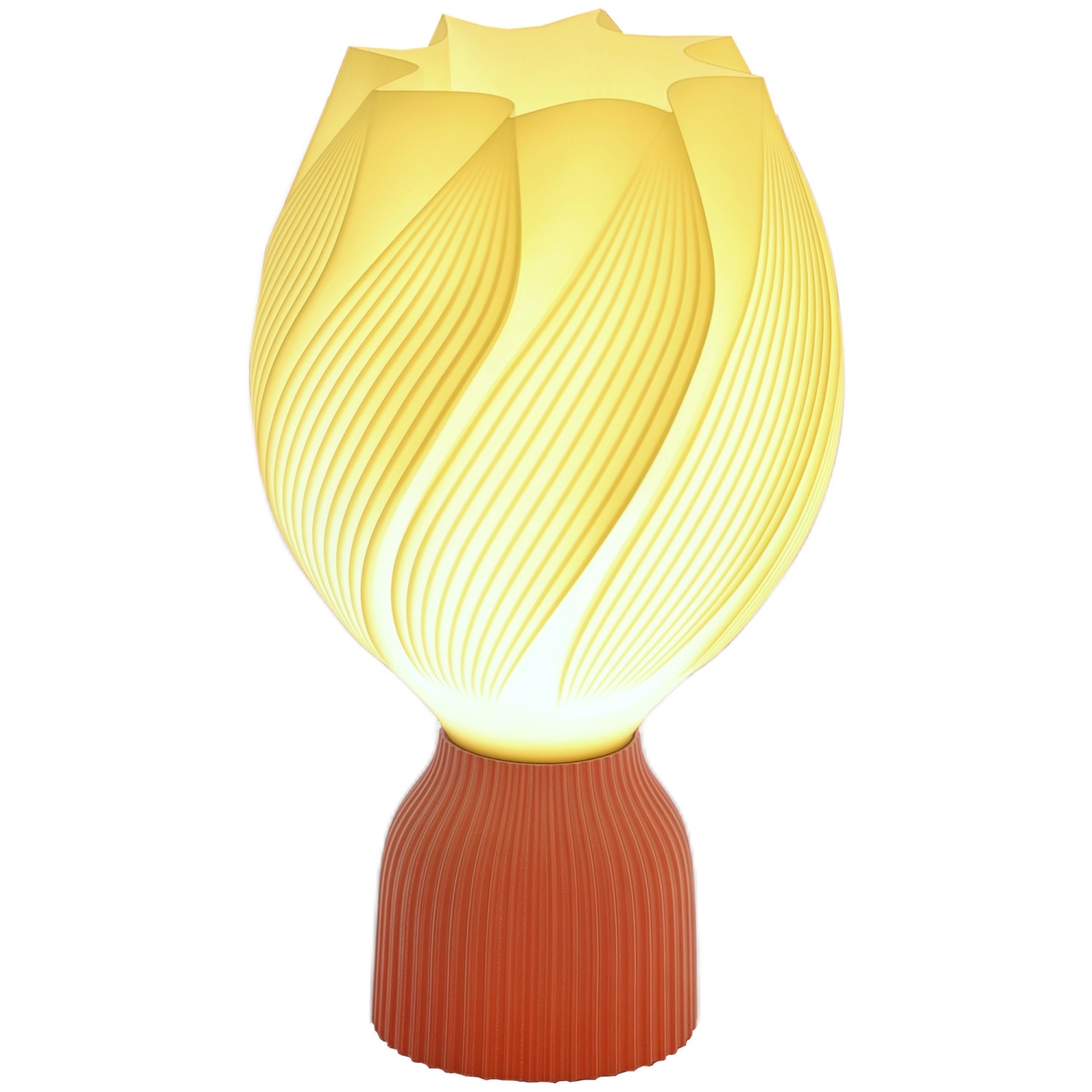 Thumbnail - HOMCOM Tischlampe LED Tischleuchte mit 3D-Druck Blütenähnlichen