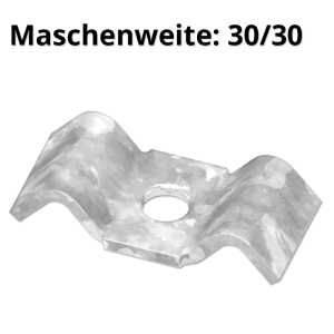 FeNau Schwalbenlasche MW 30/30 mm Stahl Feuerverzinkt