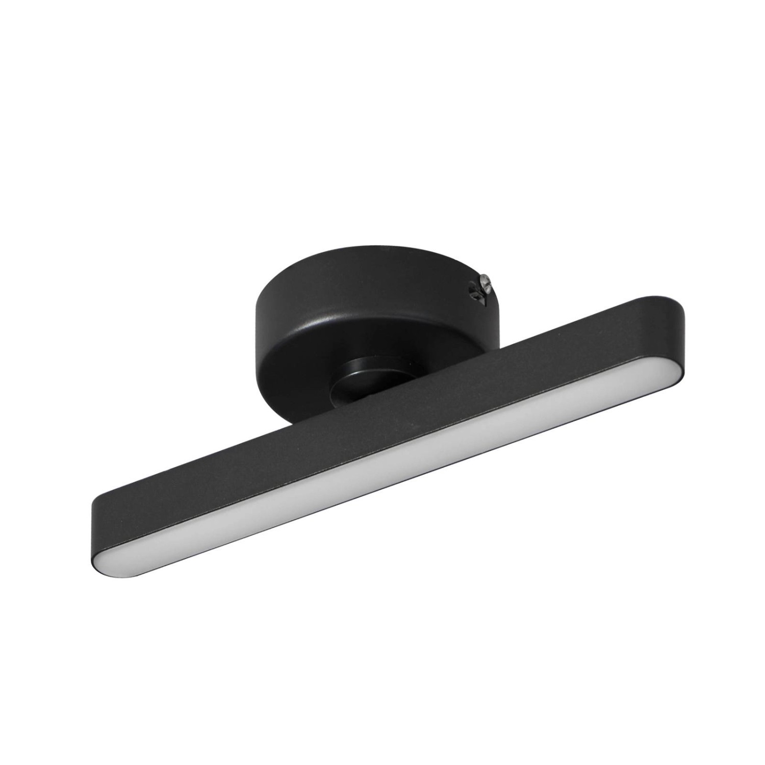 Lindby LED Deckenleuchte Eldrin 10025814 Modern in Schwarz aus Metall 1-flammig Wohnzimmerleuchte