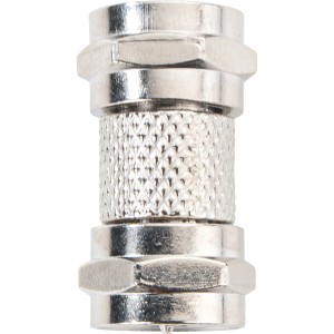 Schwaiger F-Steckerverbinder in Silber für Antennenkabel.