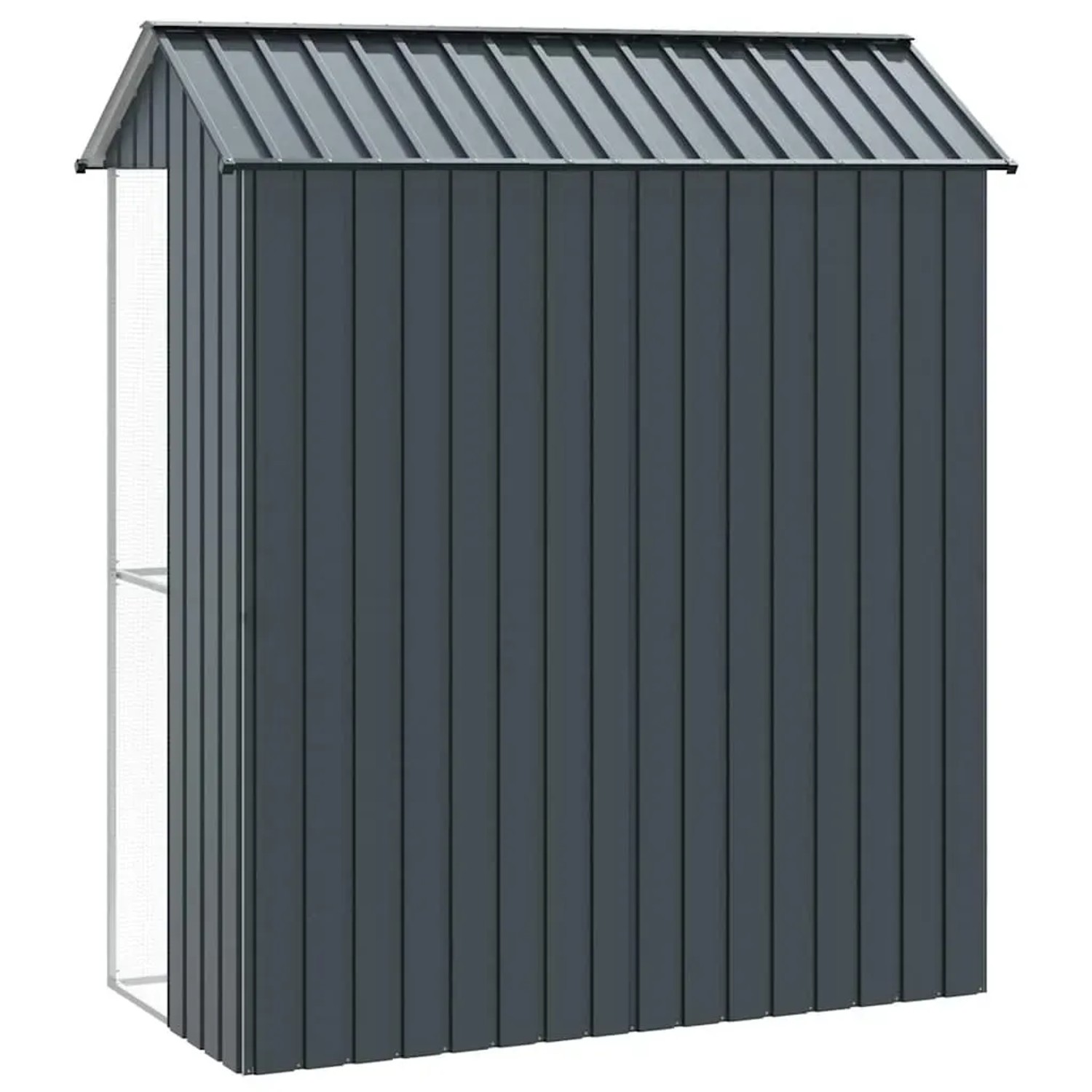 vidaXL Vogelkäfig Anthrazit 215 x 110 x 247 cm Verzinkter Stahl 3325172_4
