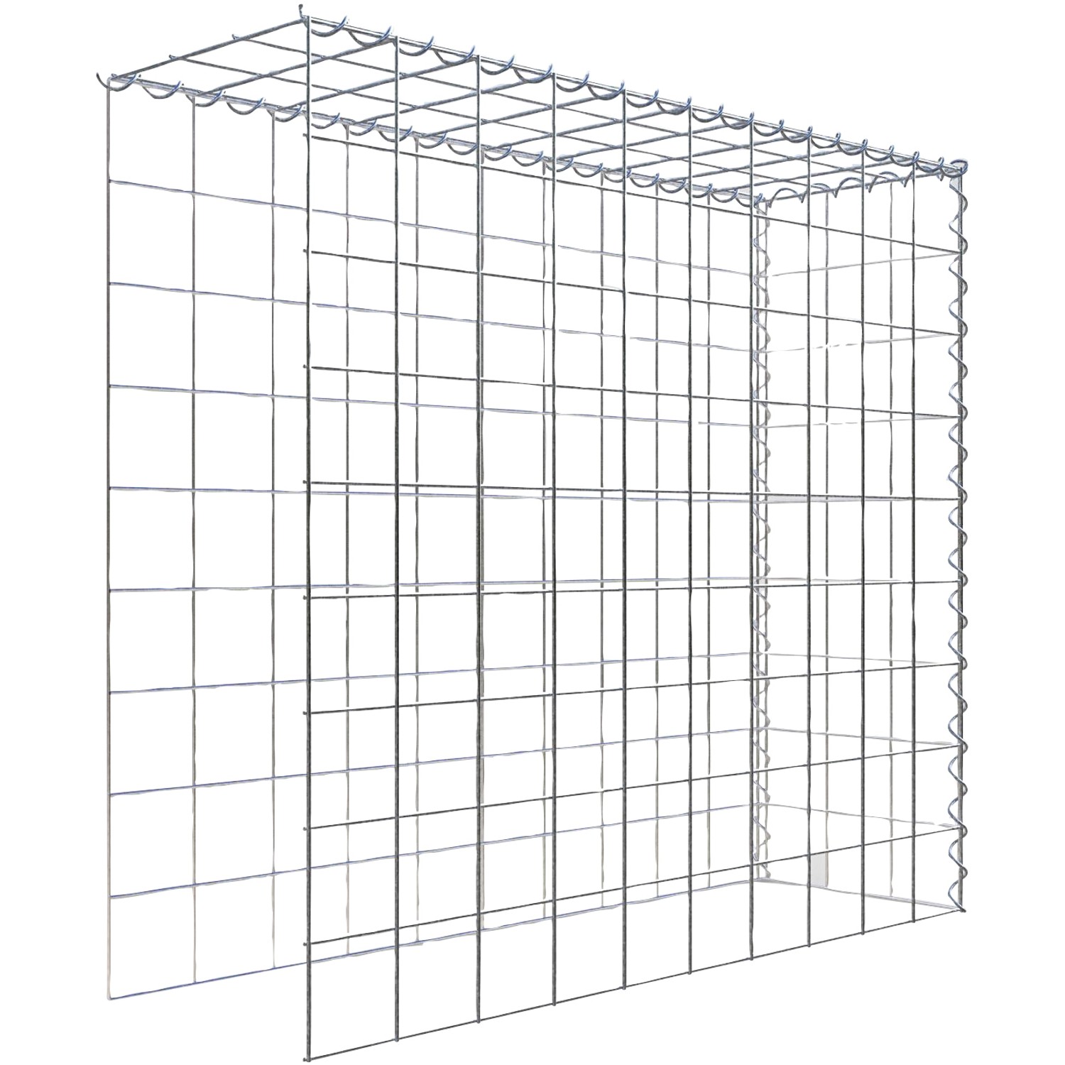 Gabiona Gabione-Anbaukorb Typ 4 90 x 100 x 30 cm Maschenw 10 x 10 cm