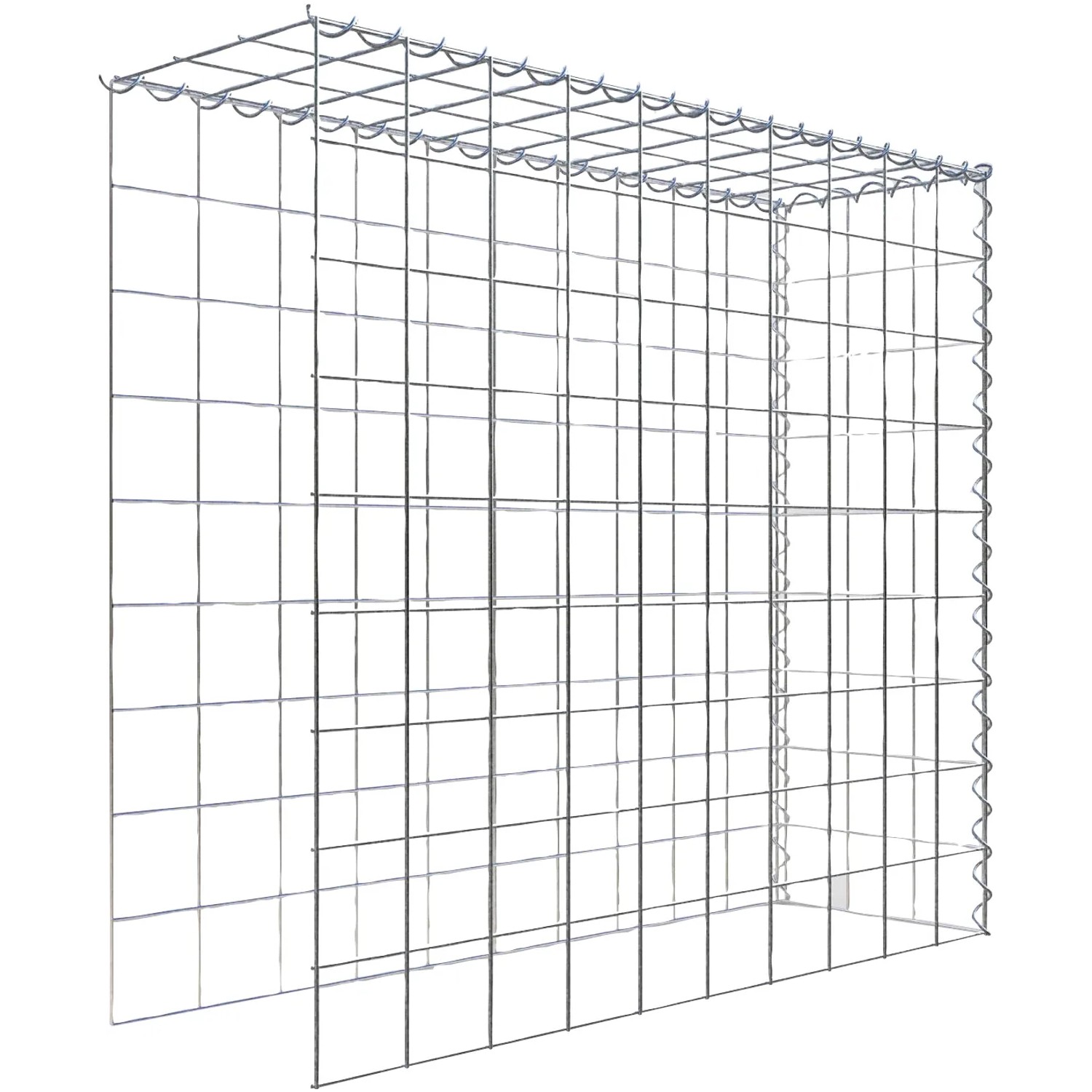 Gabiona Gabione-Anbaukorb Typ 4 90 x 100 x 30 cm Maschenw 10 x 10 cm