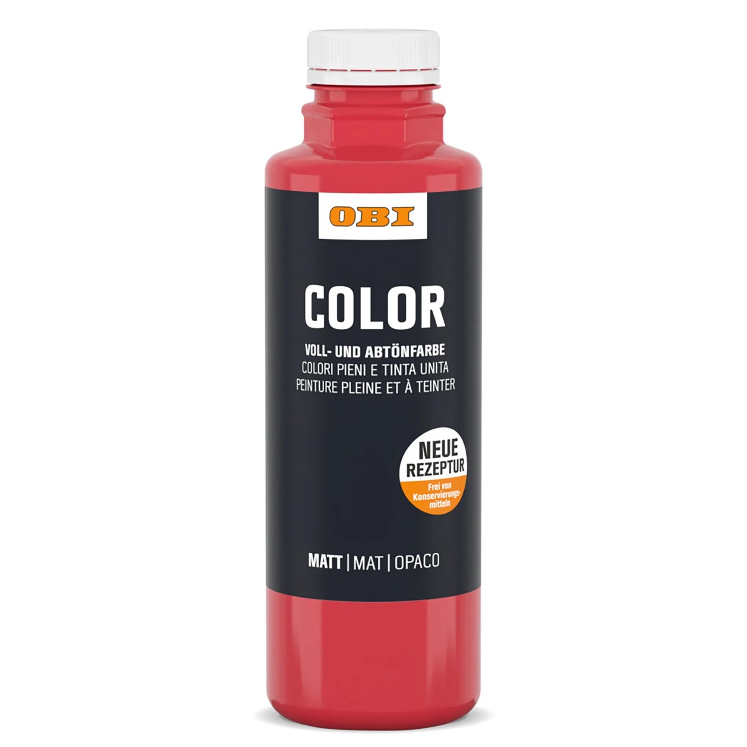 OBI Color Voll- und Abtönfarbe 500 ml Rot