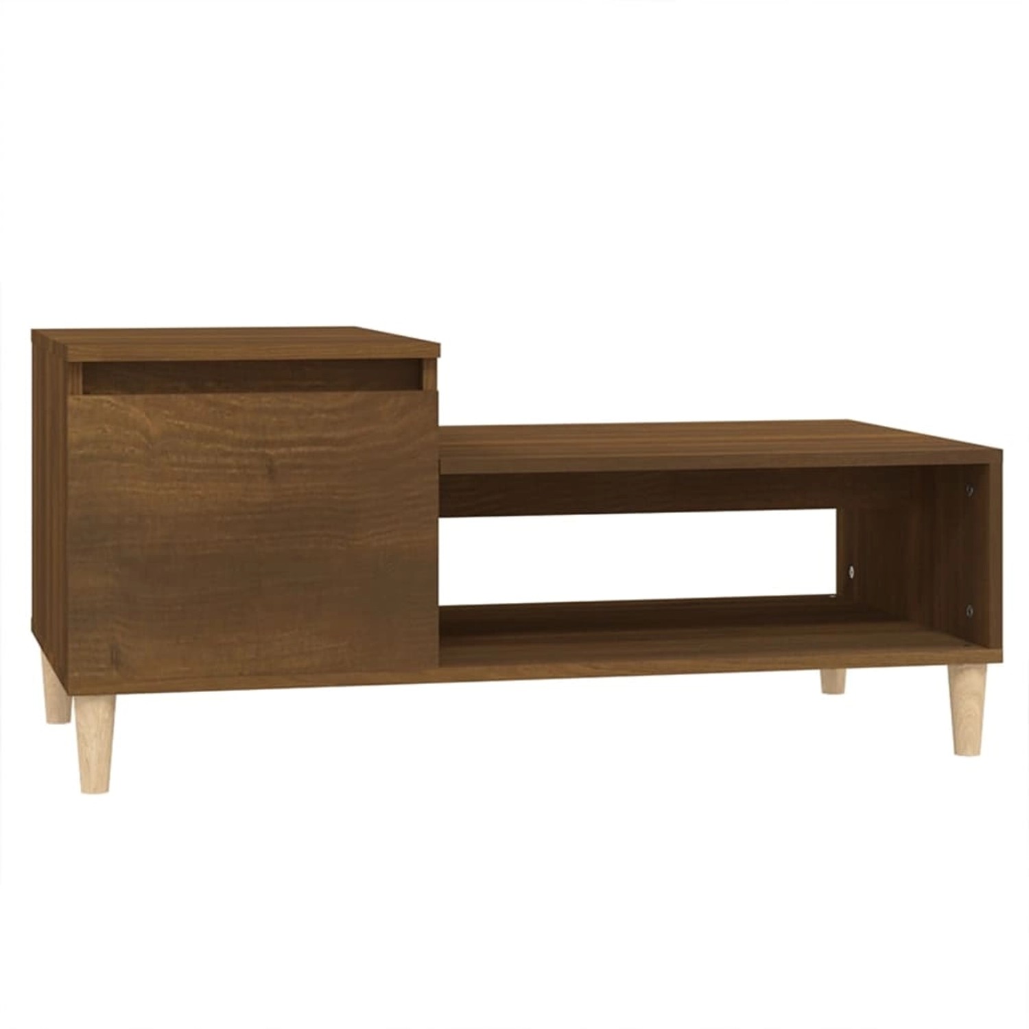 Vidaxl Couchtisch Braun Eichen-optik 100x50x45 Cm Holzwerkstoff günstig online kaufen