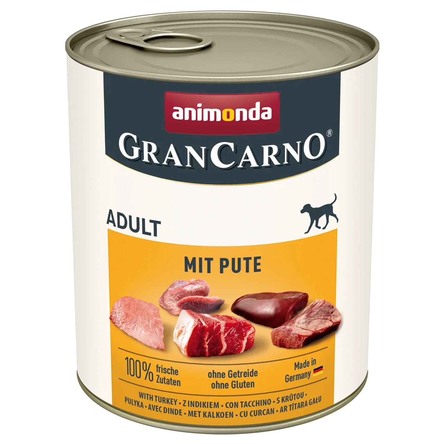 Gran Carno Hunde-Nassfutter Adult mit Pute 800 g