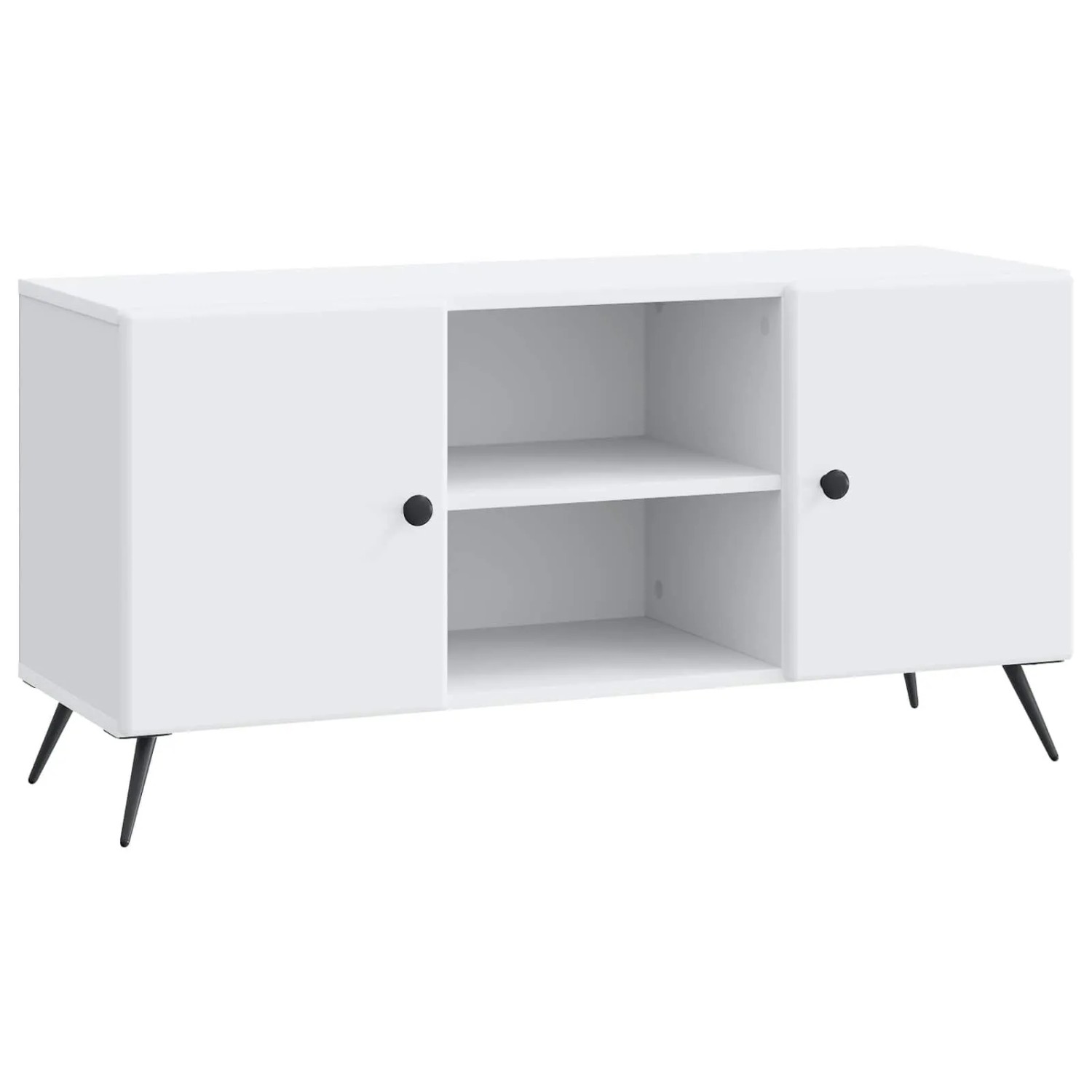 vidaXL TV-Schränk Weiß 102 x 34,5 x 50 cm Holzwerkstoff 895615