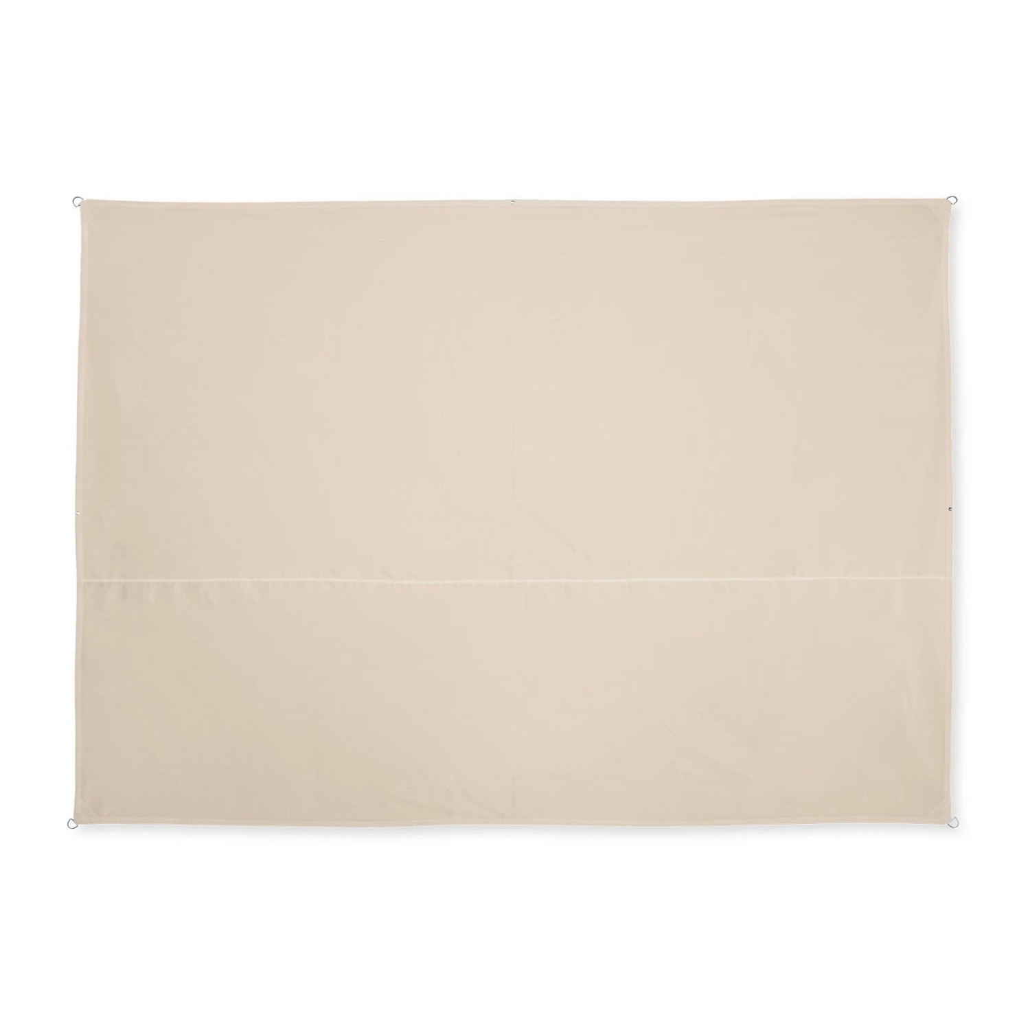 Relaxdays Sonnensegel Polyester Beige UV-Schutz 2,5 m x 3,5 m 1,5 kg