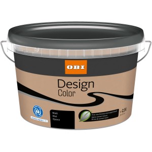 Eimer OBI Design Color Mokka, matte Innenfarbe für Wände, 2,5 l.