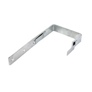 Verzinkter Kastenrinnen-Träger Standard RG 75 zur Dachrinnenbefestigung.