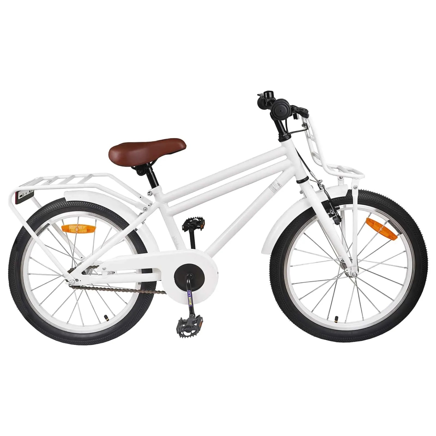 vidaXL Kinderfahrrad 20 Zoll für 6-11 Jahre Alt Weiß 42009299