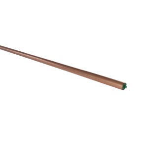 Blankes Kupferrohr, 12x1 mm, 1 Meter lang, für Heizung und Solar.