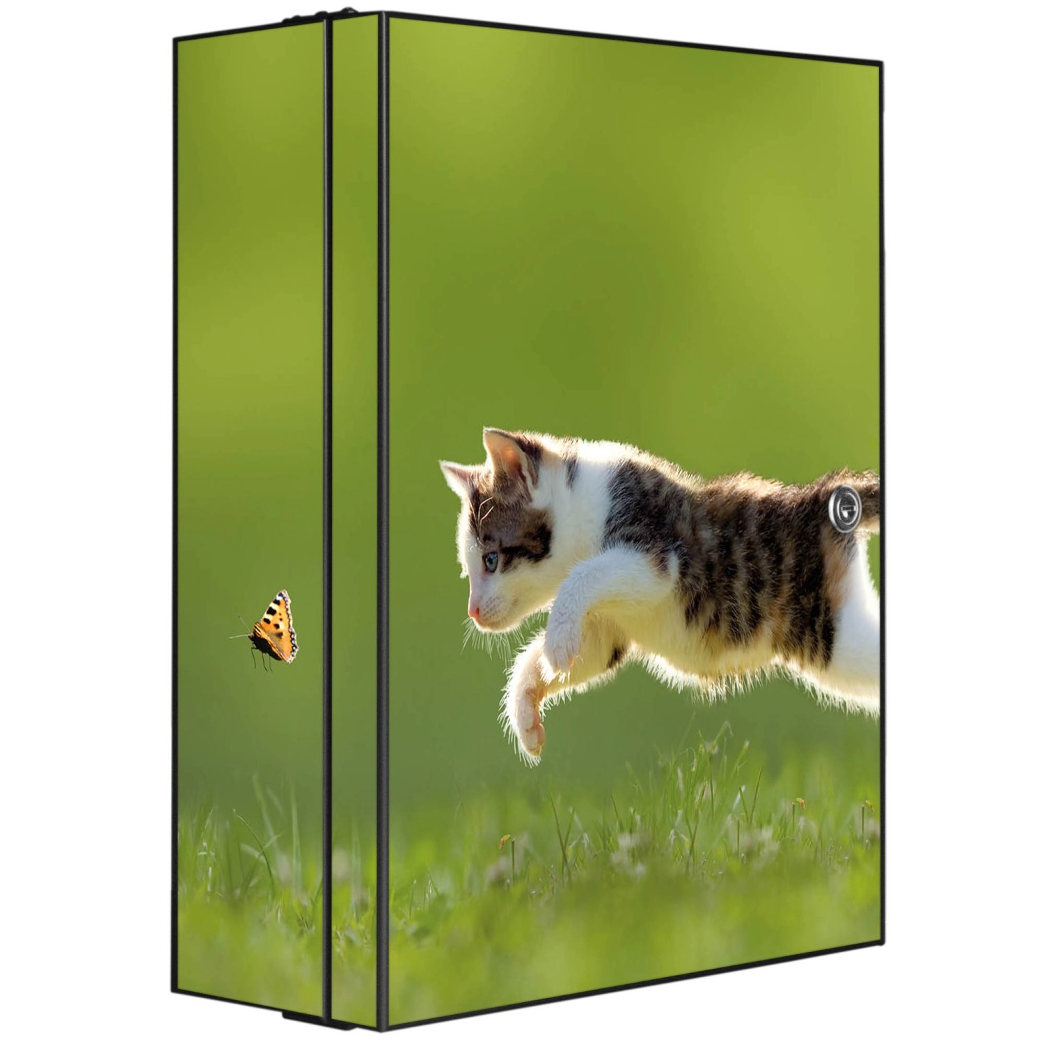 Banjado XXL Medizinschrank Abschliessbar 35x46x15cm Arzneischrank Anthrazit günstig online kaufen