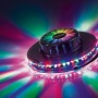 Easymaxx LED-Lichtrad Galaxy Wandlampe mit bunter Lichtshow und Sound-Sensor.