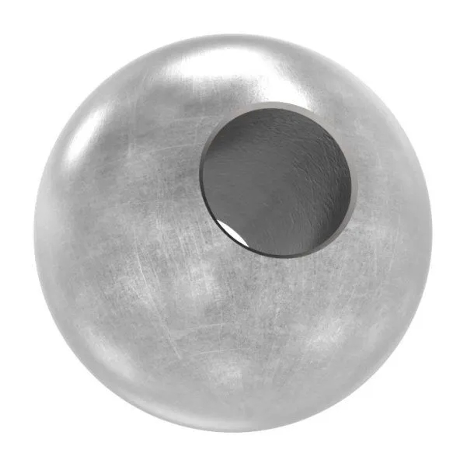 FeNau Annietkugel Ø 13 mm Kopf Ø 6 mm Bohrung Stahl S235JR Roh
