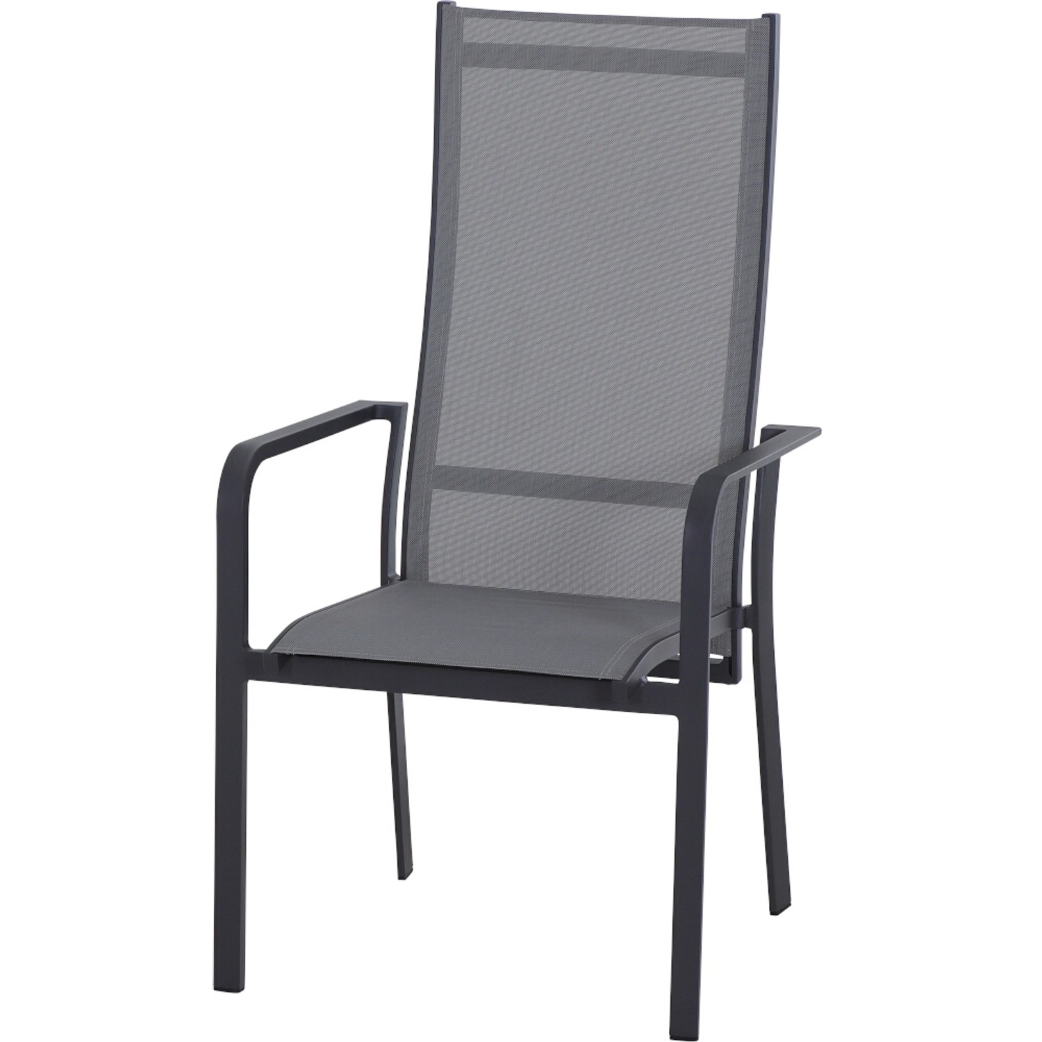 Siena Garden Sessel Carlton Dining Move 63 cm x 60 cm x 113 cm Dunkelgrau günstig online kaufen