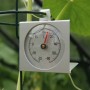 Thermometer zur Temperaturmessung im Gewächshaus, Messbereich -20°C bis +60°C.