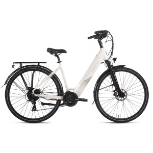 ADORE E-Trekkingbike 28 Zoll Alu Trekking E-Bike ATR-180 Heckmotor 50NM 15Ah Glacier White