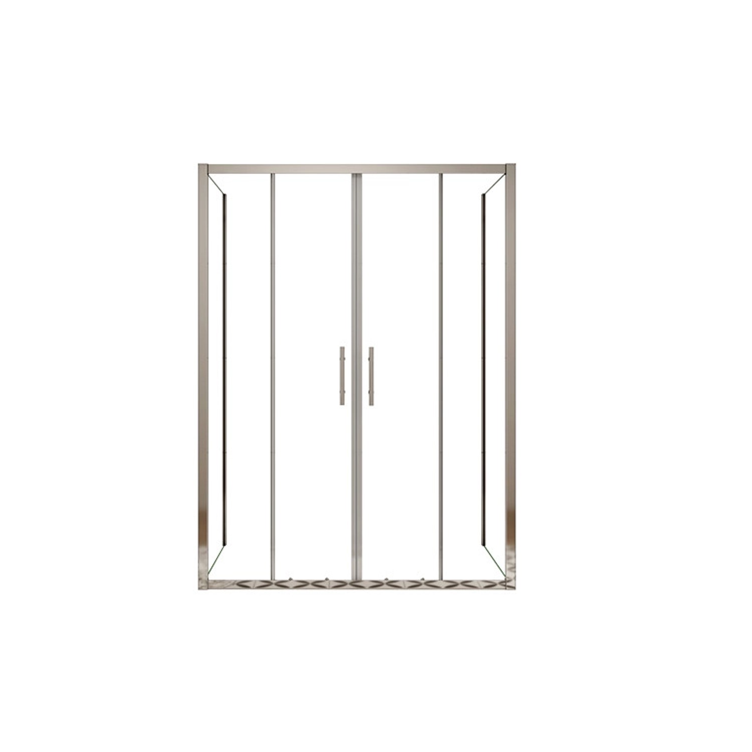 Duschparadies U-Duschkabine 160 x 90 x 90 cm U-Kabine Höhe 190cm Schiebetür günstig online kaufen