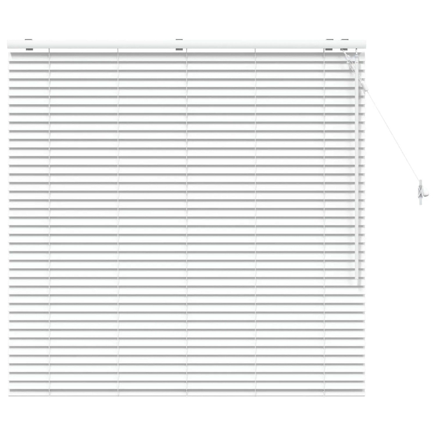 vidaXL Venezianische Jalousie Weiß 125 x 130 cm 35 mm 42015396
